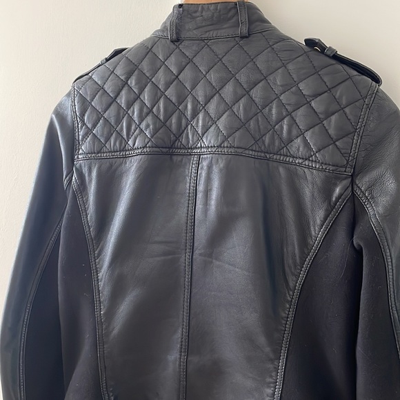 Michael Kors leather biker jacket - Picture 8 of 8